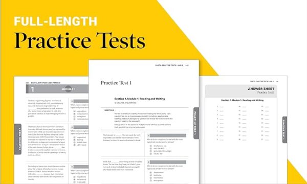 Digital SAT Study Guide Premium, 2024: 4 Practice Tests + Comprehensive Review + Online Practice: 7 Practice Tests + Comprehensive Review + Online Practice (Barron's SAT Prep) - Image 4